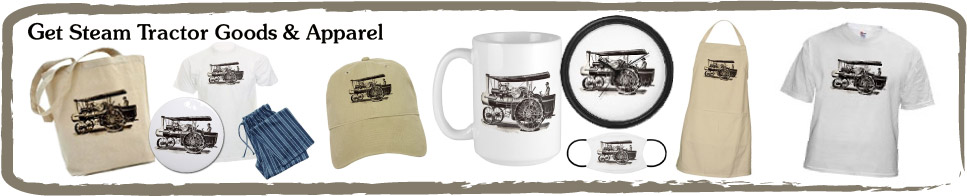 Steam tractor apparel and gifts