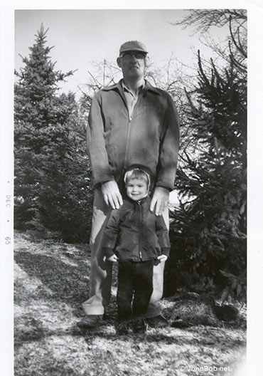 Grandpa Pothast with John Lucas 1965