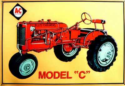 Allis Chalmers tractor sign