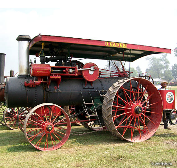 The Leader steam tractor made in Marion Ohio