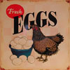 fresh eggs - chickens sign