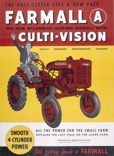 Farmall A tractor ad